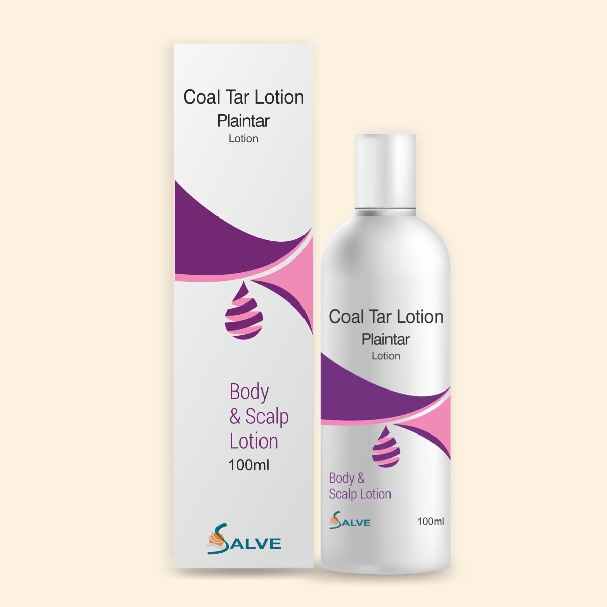 Shoprythm Plaintar Plaintar Coal Tar Leave-on lotion for Dry Itchy & Flaky Scalp & Skin